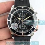 Asia 7750 Replica Breitling Superocean Heritage Watch Black Dial 